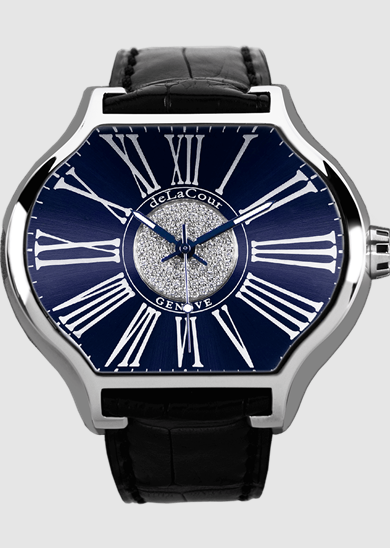 Replica DeLaCour City Romano Blue WAST2516-5001 Watch